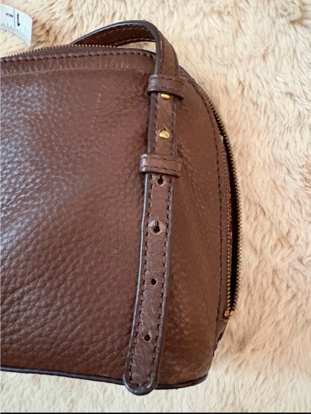 HOBO small brown leather crossbody purse - Picture 13 of 14